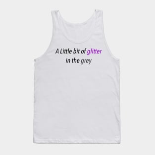 A little bit of glitter in the grey Tank Top